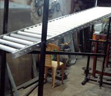 Roller Conveyors Manufacturer, Exporter, Lineshaft Roller Conveyor, Power Roller Conveyor, Manufacturers and Exporters, Mumbai, India